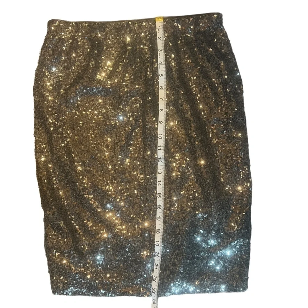 Anna-Kaci High Waist Sparkly Sequins Midi Skirt Pencil Cocktail Party Skirt